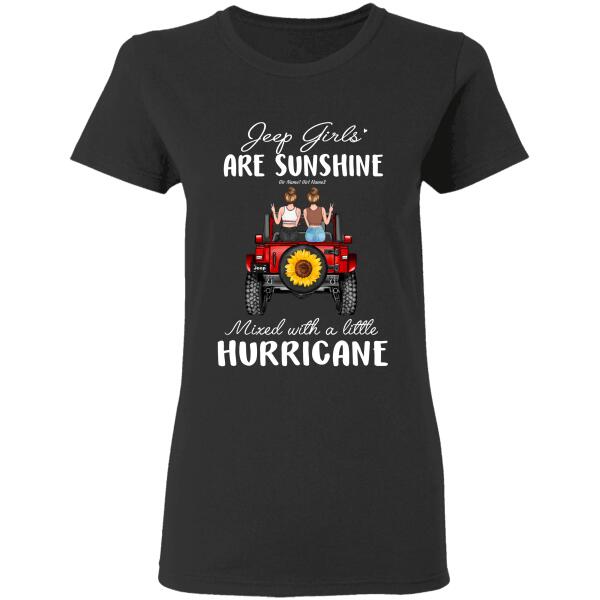 Sunshine mixed with hurricane friends personalized t-shirt TS-GH133