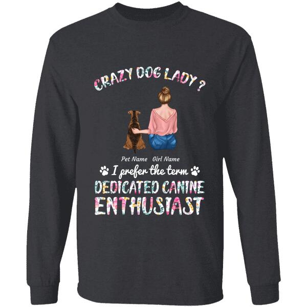 Crazy dog lady personalized T-Shirt TS-TU175