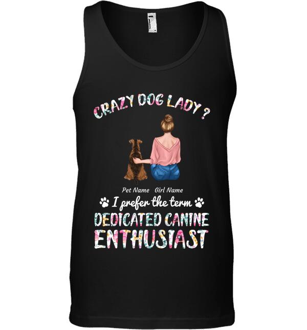 Crazy dog lady personalized T-Shirt TS-TU175