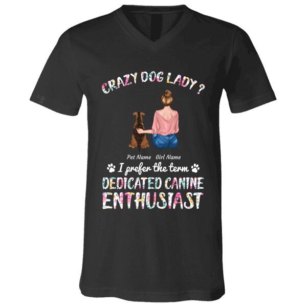 Crazy dog lady personalized T-Shirt TS-TU175