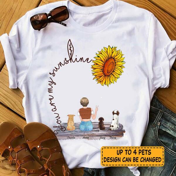 You Are My Sunshine Sunflower Glow personalized T-Shirt TS-HR146