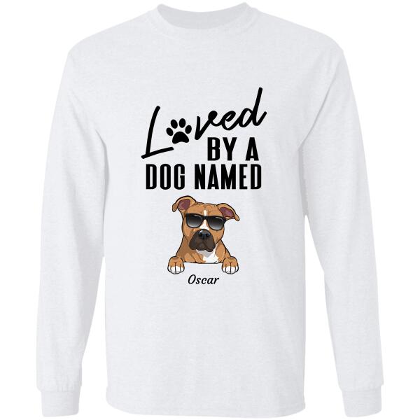 Loved by my dogs Personalized Shirts TS-TU148