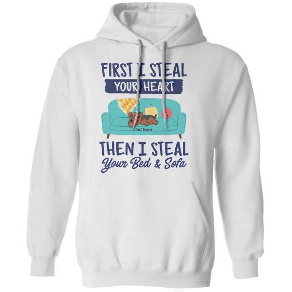 First We Steal Your Heart - dogs/cats personalized T-Shirt TS-TU192