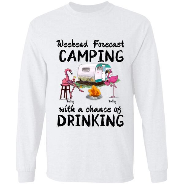 Weekend Forecast Camping Personalized Shirts. TS-GH123