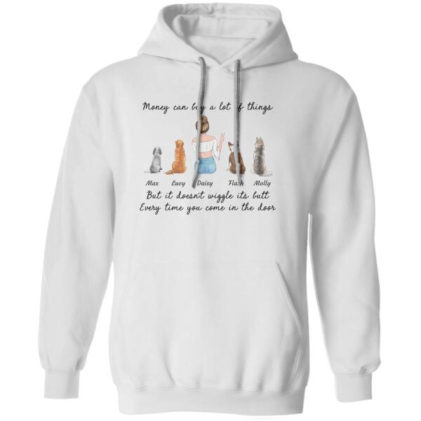 Money Can Buy A Lot Of Things But girl and dog personalized T-Shirt