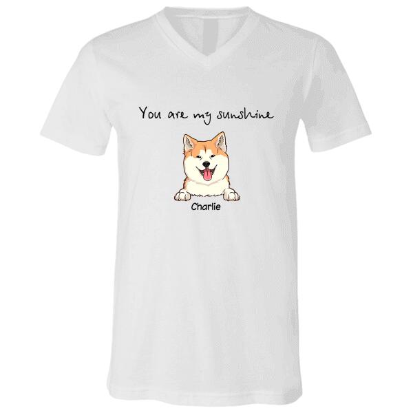 You Are My Sunshine dog, cat personalized T-Shirt TS-HR123B