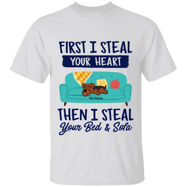 First We Steal Your Heart - dogs/cats personalized T-Shirt TS-TU192