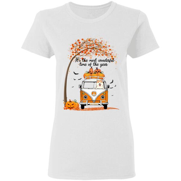 "It's the most wonderful time of the year" dog personalized T-Shirt