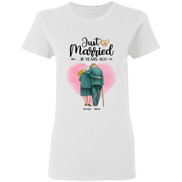 Just Married Couples personalized T-Shirt TS-GH131