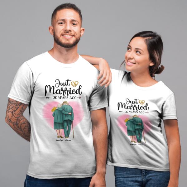 Just Married Couples personalized T-Shirt TS-GH131