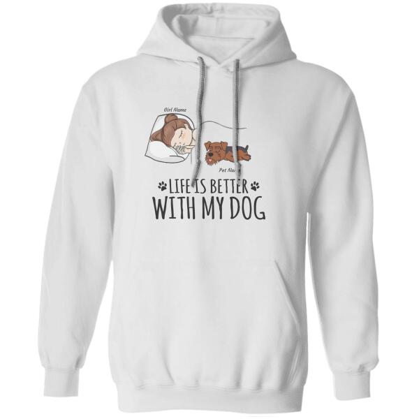Life Is Better With My Dog personalized T-Shirt TS-GH150