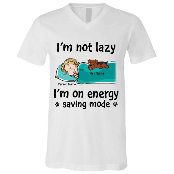 I'm not lazy I'm on energy saving mode personalized T-Shirt TS-GH164