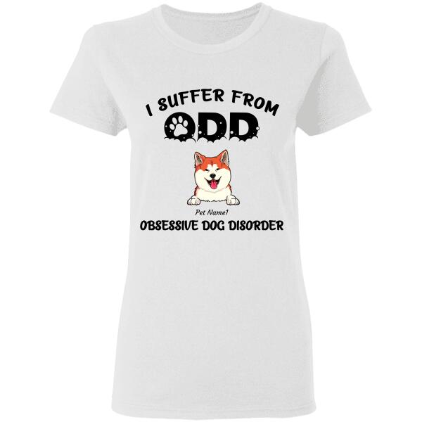 I suffer from Obsessive Cat/Dog Disorder personalized T-Shirt TS-GH145