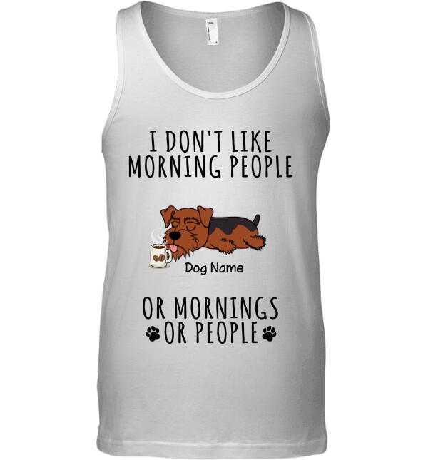 I Don't Like Morning, People - personalized dog T-Shirt TS-GH167