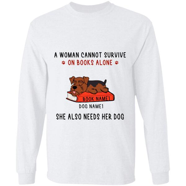 A woman needs her dogs personalized dog  T-Shirt TS-GH171