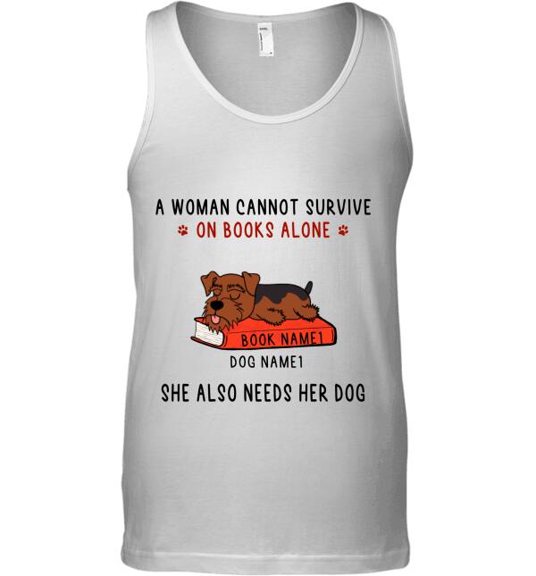 A woman needs her dogs personalized dog  T-Shirt TS-GH171