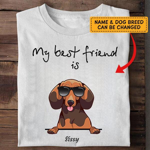 My best Friend personalized Dog T-Shirt TS-TU181