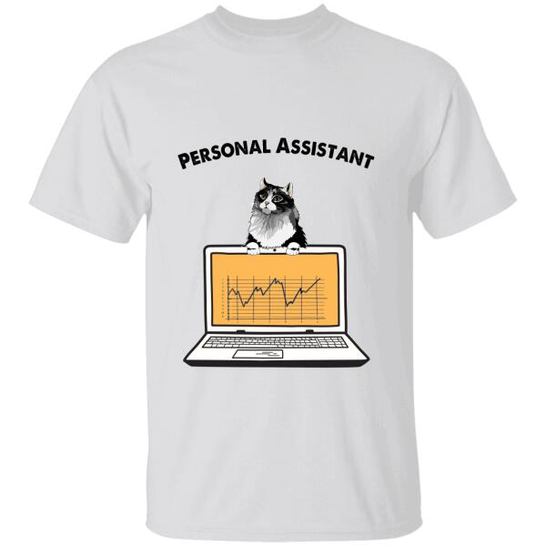 Personal Assistant personalized cat T-Shirt