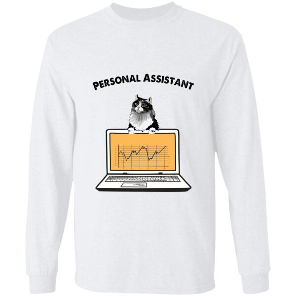 Personal Assistant personalized cat T-Shirt