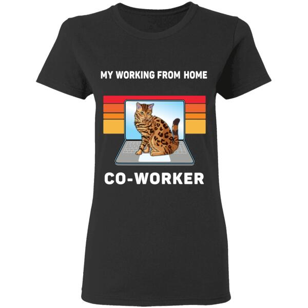 My Working From Home Co-worker personalized cat T-Shirt