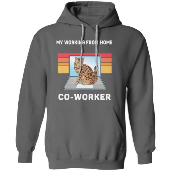 My Working From Home Co-worker personalized cat T-Shirt