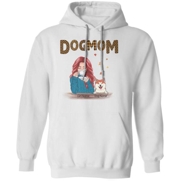 Dog Mom Loves Fall personalized Dog T-Shirt TS-HR163