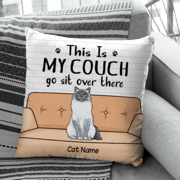 This is my couch Personalized Cat Pillow PL-GH03