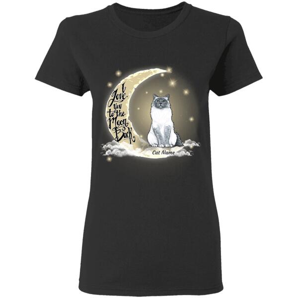 Love to Moon personalized Cat T-Shirt TS-HR166