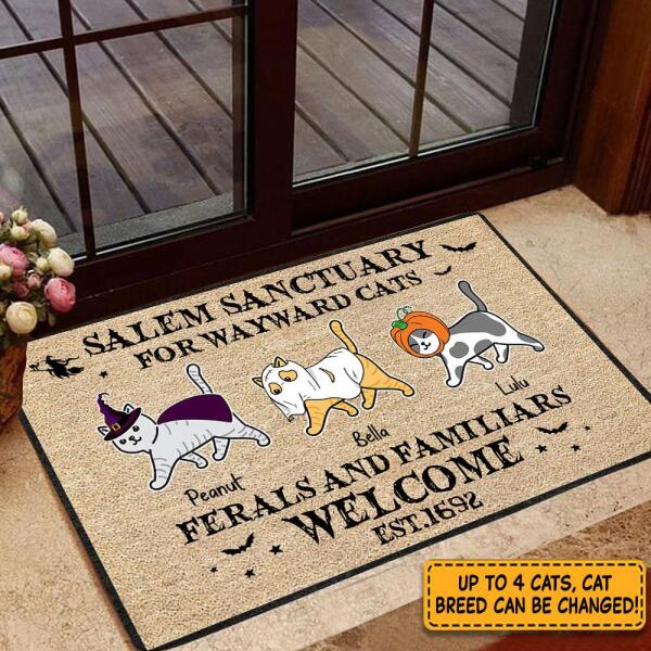 Salem Sanctuary personalized Cat doormat DM-GH03
