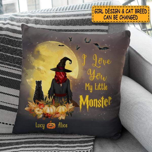 I Love You My Little Monster personalized Pillow PL-TU01