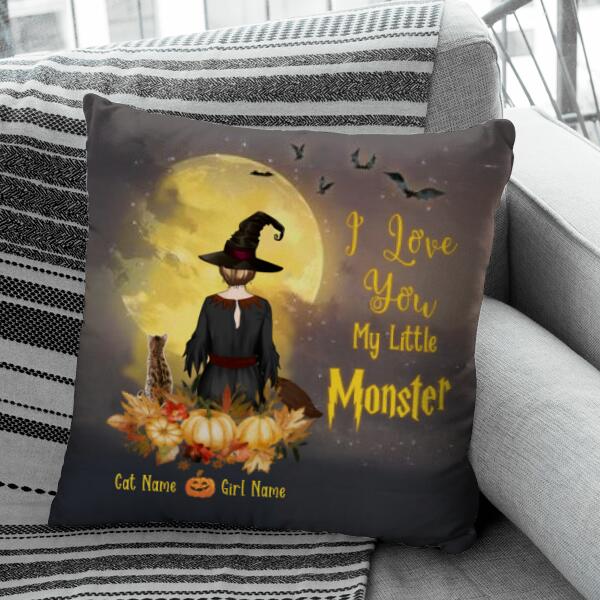 I Love You My Little Monster personalized Pillow PL-TU01