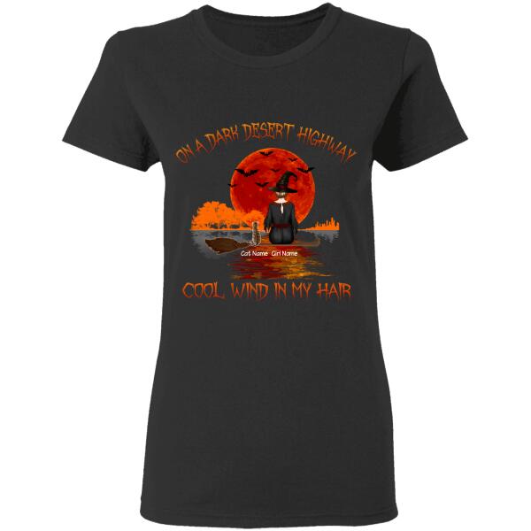 Witch On Dark Desert personalized Cat T-Shirt TS- HR178