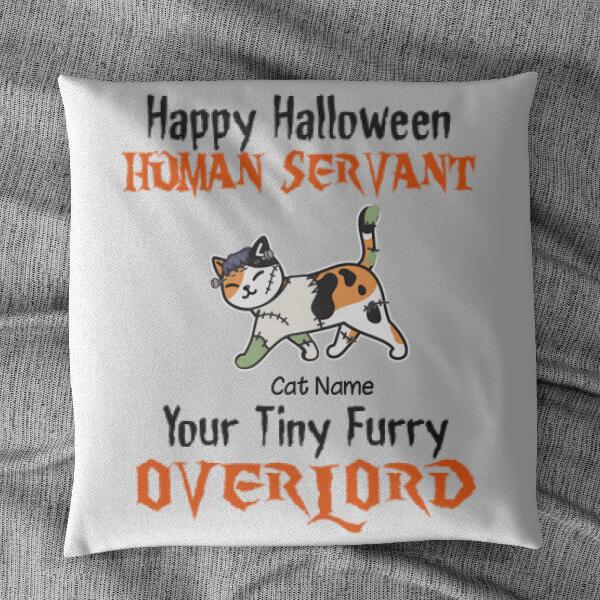 Happy Halloween Human Servant Personalized Pillow PL-TU02