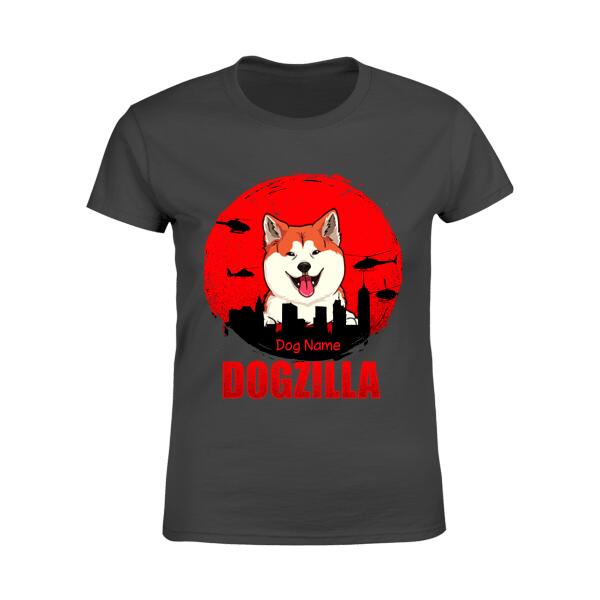 Dogzilla Spooky Personalized Dog T-Shirt TS-HR186B