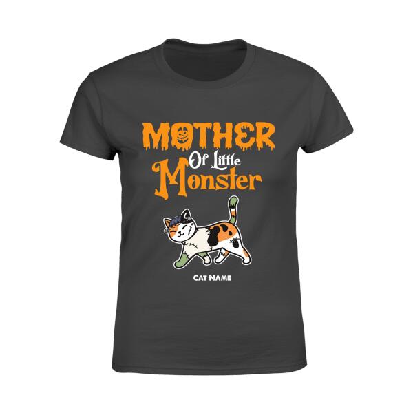 Mother Of Little Monsters Personalized Cat T-Shirt TS-HR185