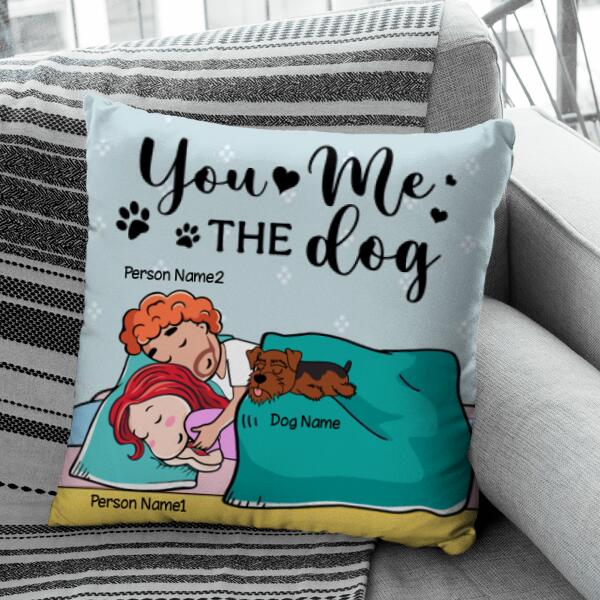You me and the dogs Personalized Dog Pillow PL-GH04