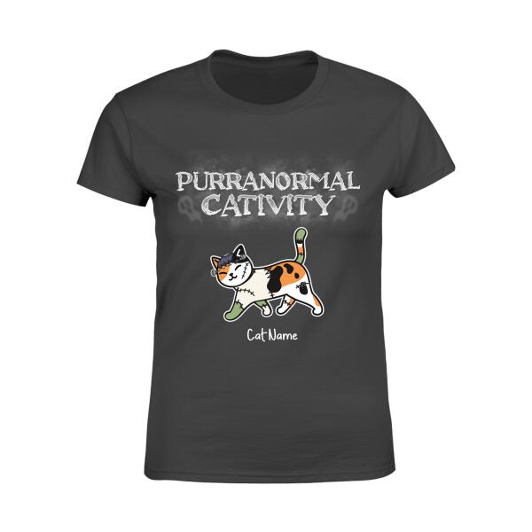 Purranormal Cativity Personalized Cat T-Shirt TS-HR165