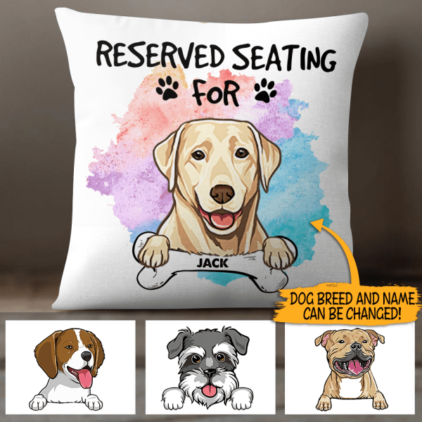 Reserved seating for Personalized Dog Pillow PL-TU03