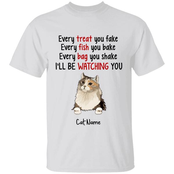 I'll be watching you Personalized Cat T-Shirt TS-GH189