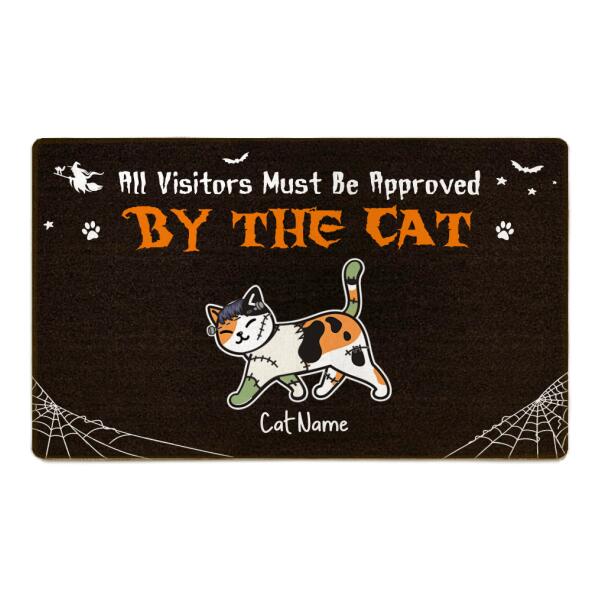 Cat Doormat Personalized Name And Breed All Guests Must Be Approved By -  PERSONAL84