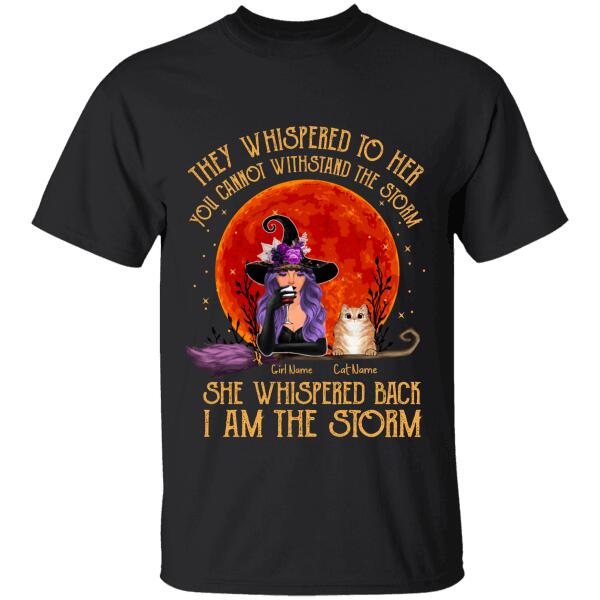 I Am The Storm Personalized Cat T-Shirt TS-GH190