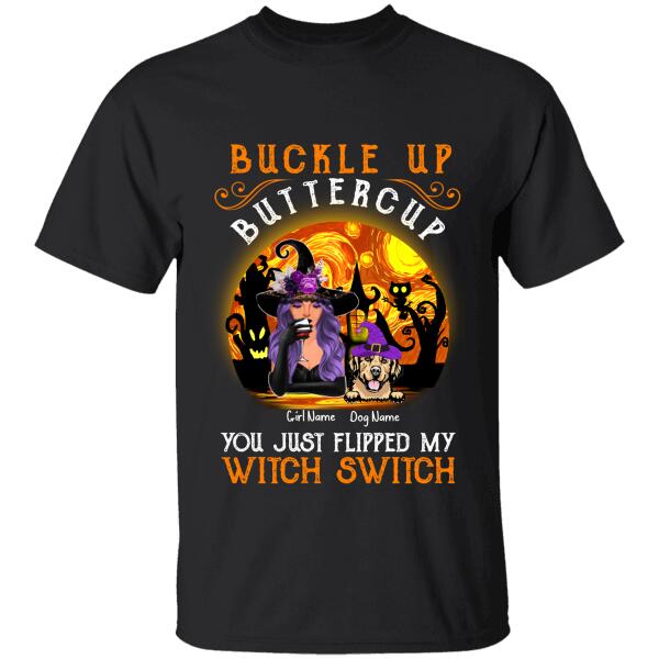 You Just Flipped My Witch Switch
 Personalized Dog T-Shirt TS-HR180