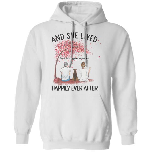 And She Lived Happily Ever After Personalized Dog T-Shirt TS-GH195