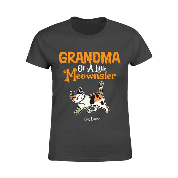 Grandma Of Little Meownsters Personalized Cat T-Shirt TS-HR203