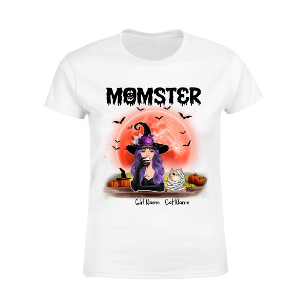 Momster Funny Personalized Cat T-Shirt TS-HR201