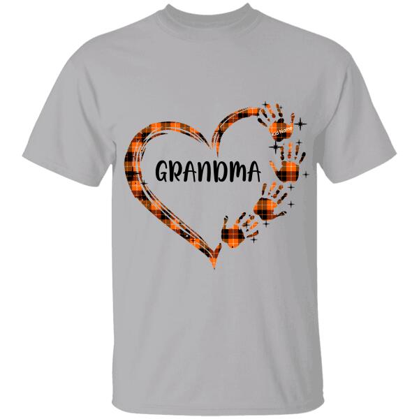 Grandma Heart Personalized T-Shirt TS-TU240