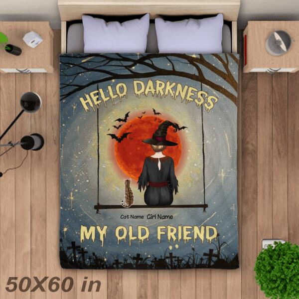Hello darkness my old friend Personalized  Blanket BK-GH06