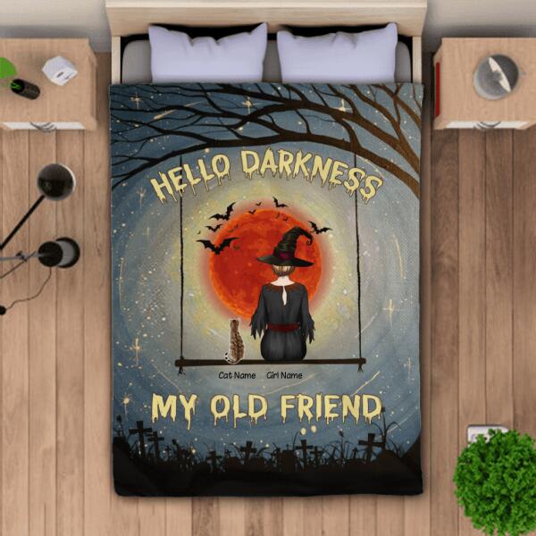 Hello darkness my old friend Personalized  Blanket BK-GH06