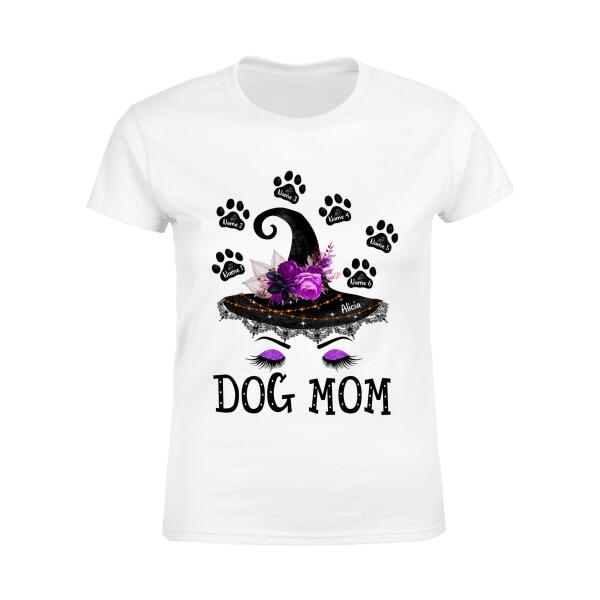 Spooky Dog Mom Personalized T-Shirt TS-HR218