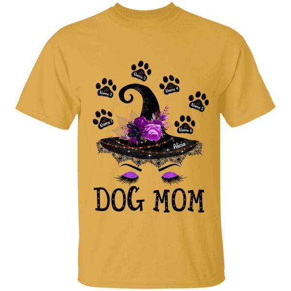 Spooky Dog Mom Personalized T-Shirt TS-HR218